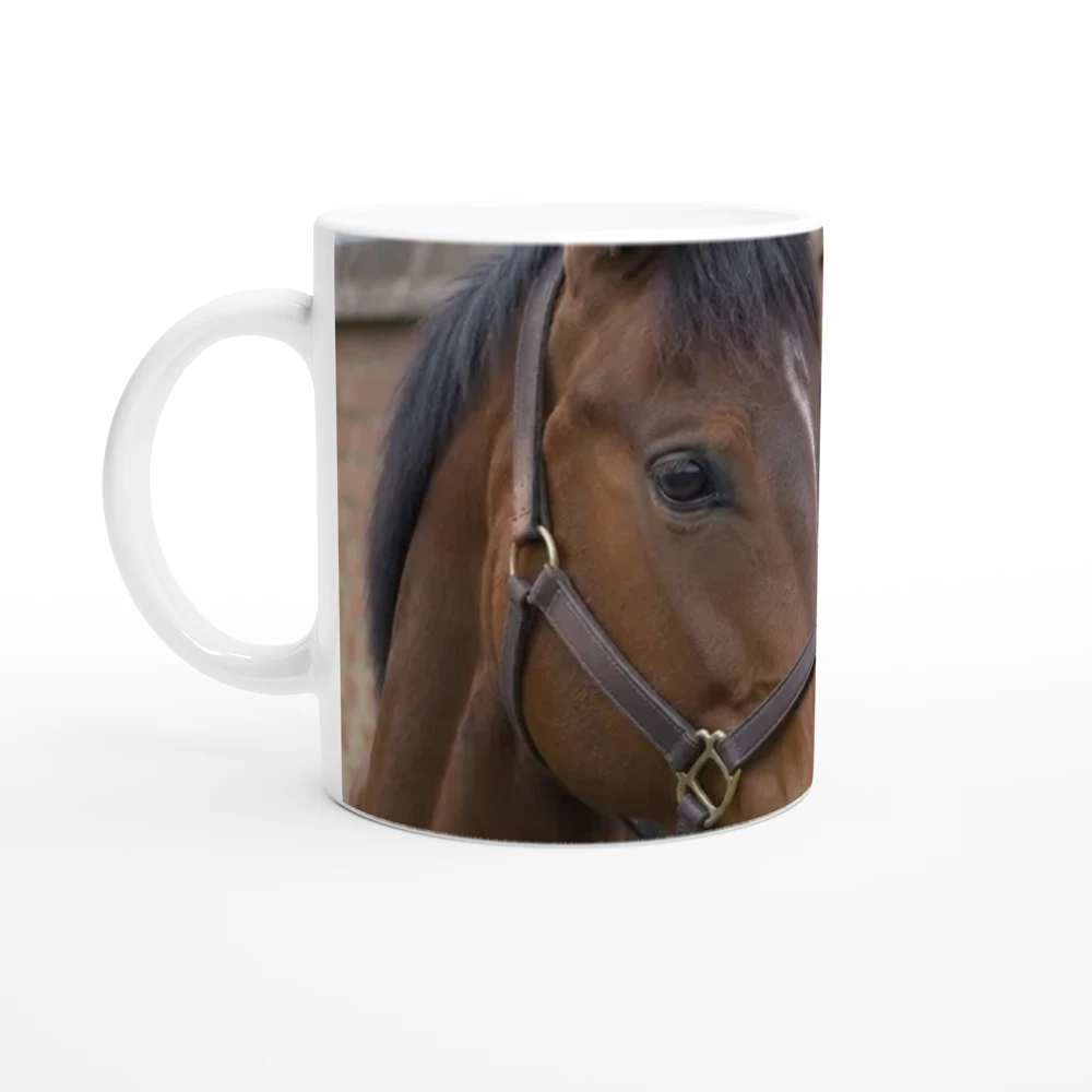 Horse photo mug