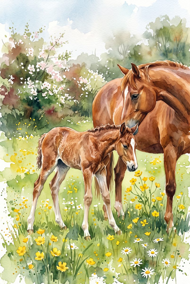 Foal in Spring