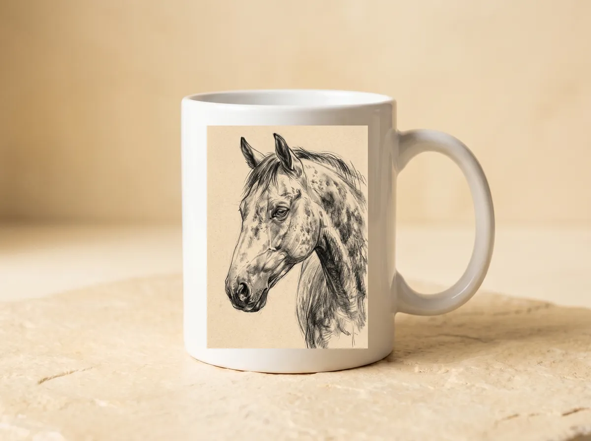The Grey Hunter on an 11oz mug
