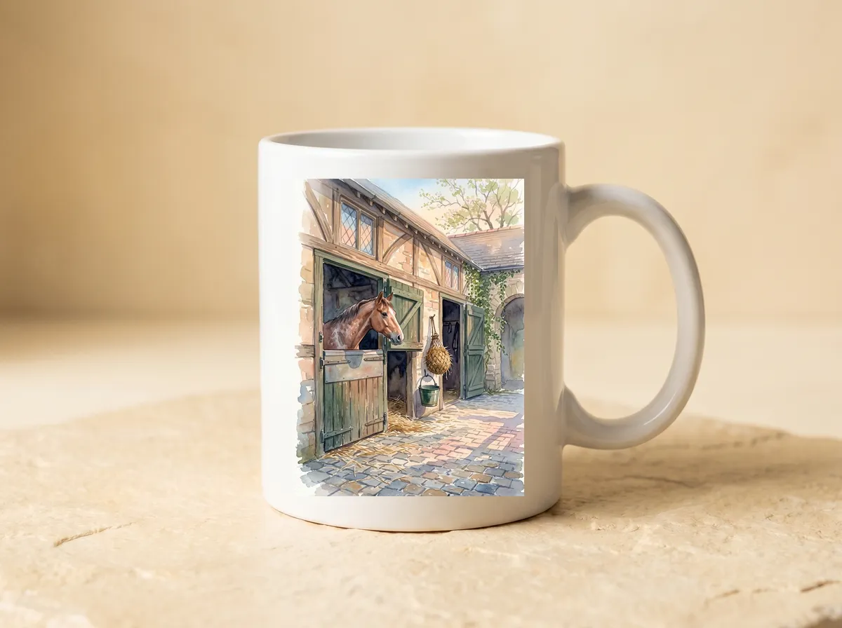 The Stable Yard on an 11oz mug